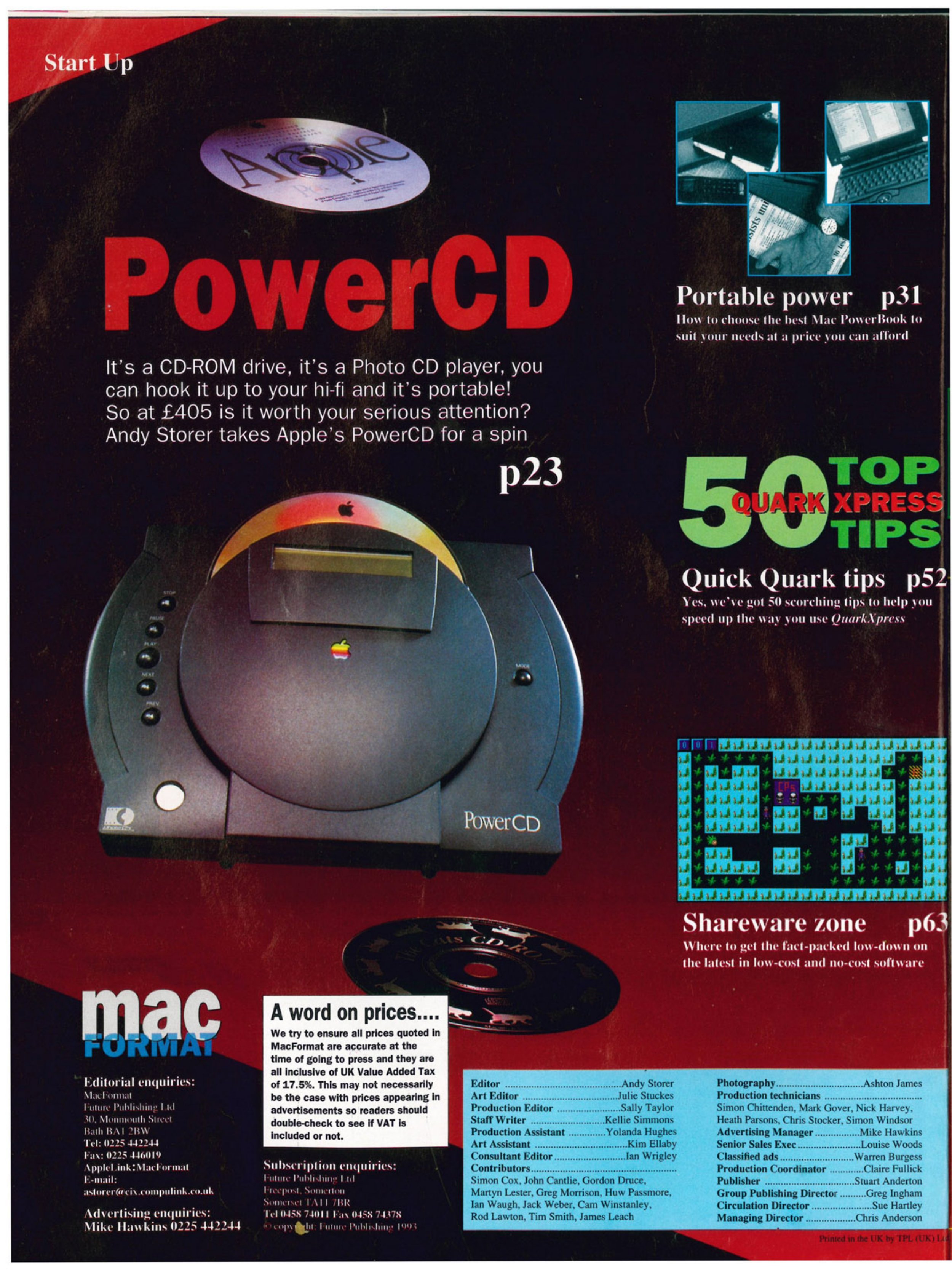 MacFormat 05 Oct. 1993 1600x1200 72dpi — page 4