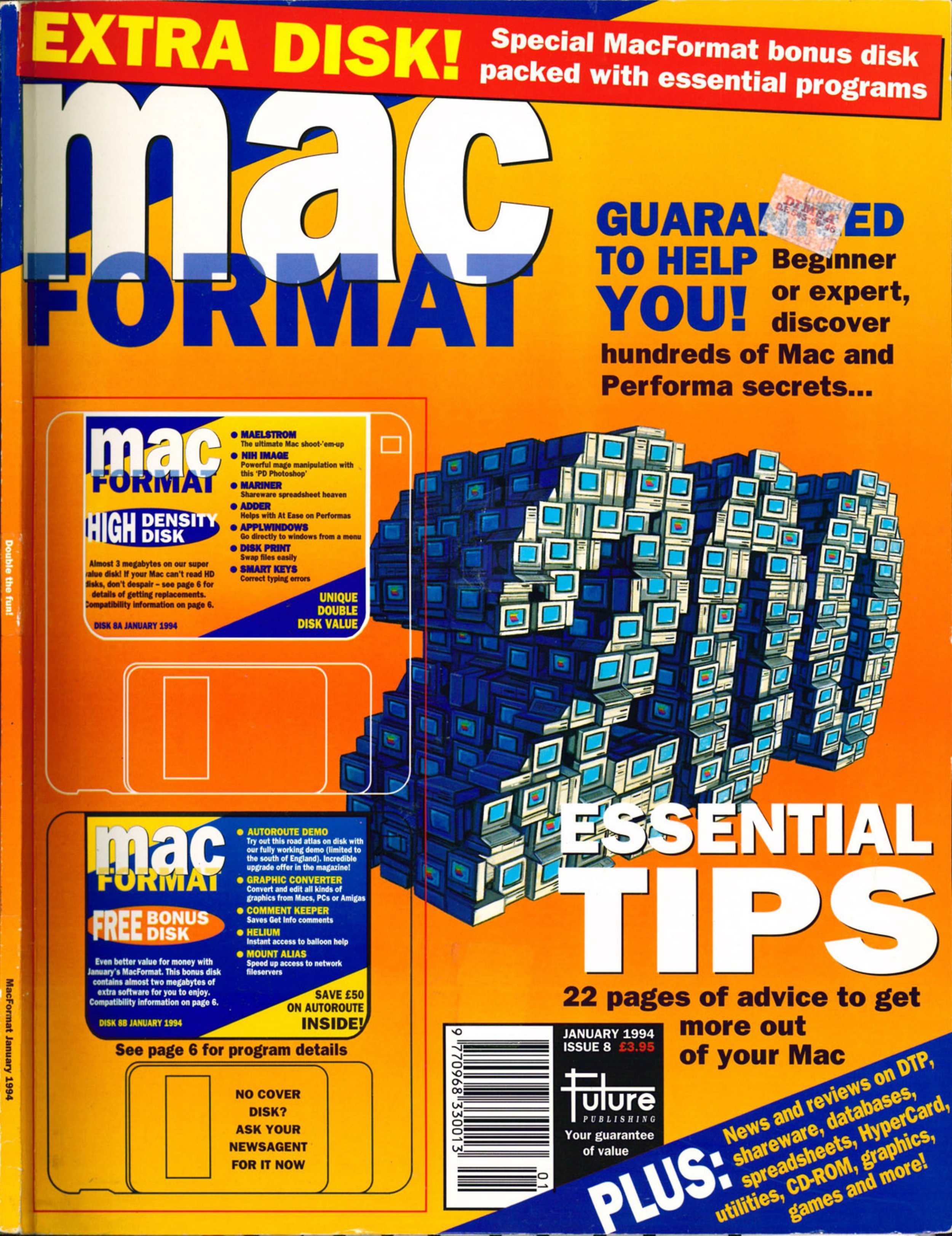 MacFormat 08 Jan. 1994 1600x1200 72dpi — page 1