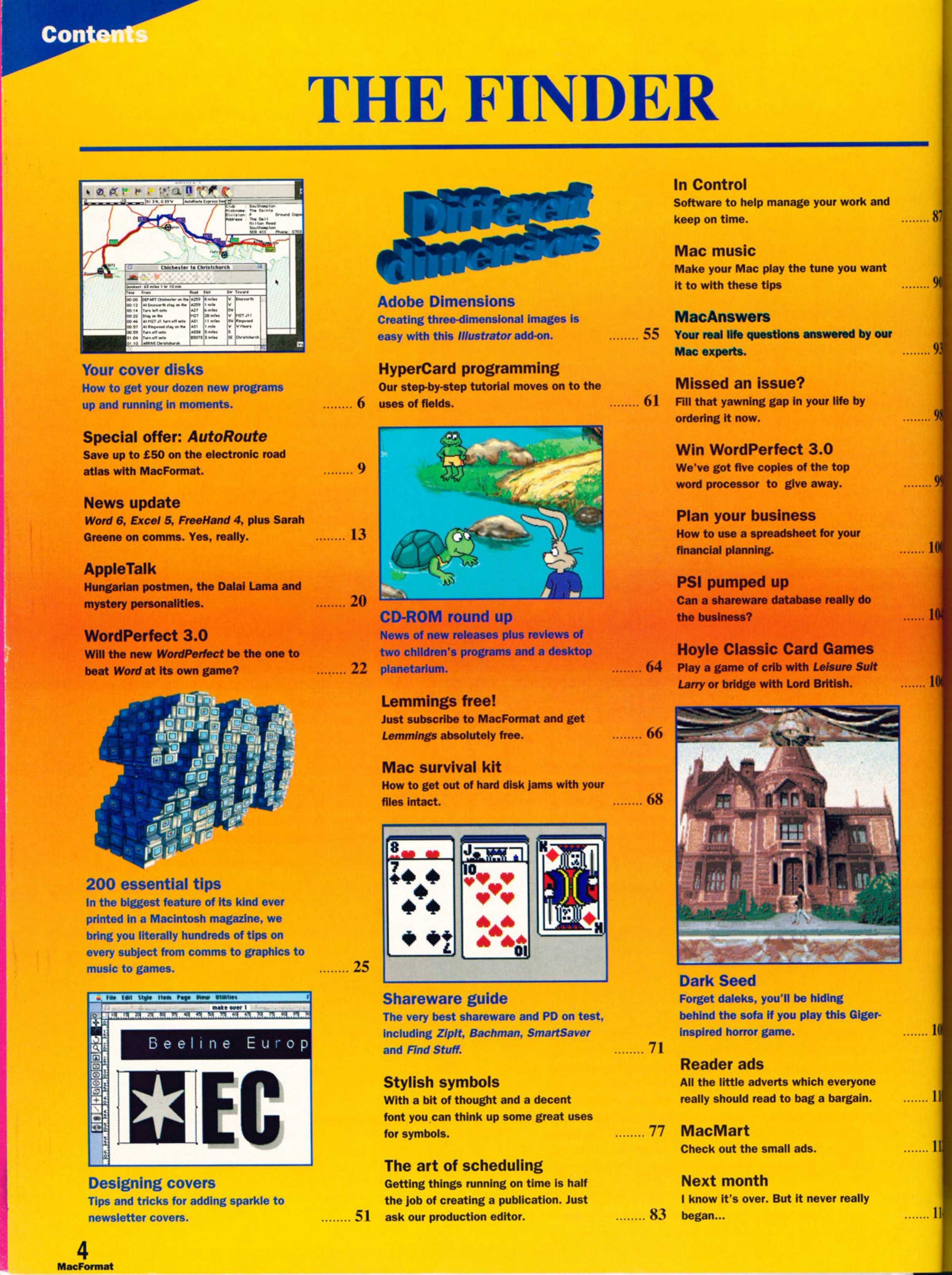 MacFormat 08 Jan. 1994 1600x1200 72dpi — page 4