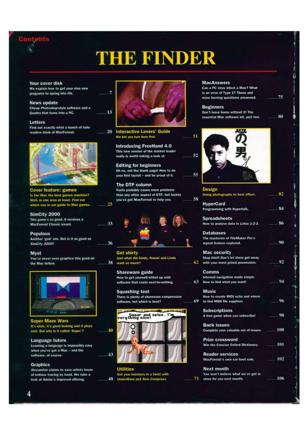 MacFormat 09 Feb94 — page 4