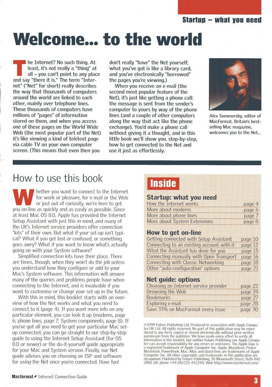 MacFormat Internet Connection Guide — page 3