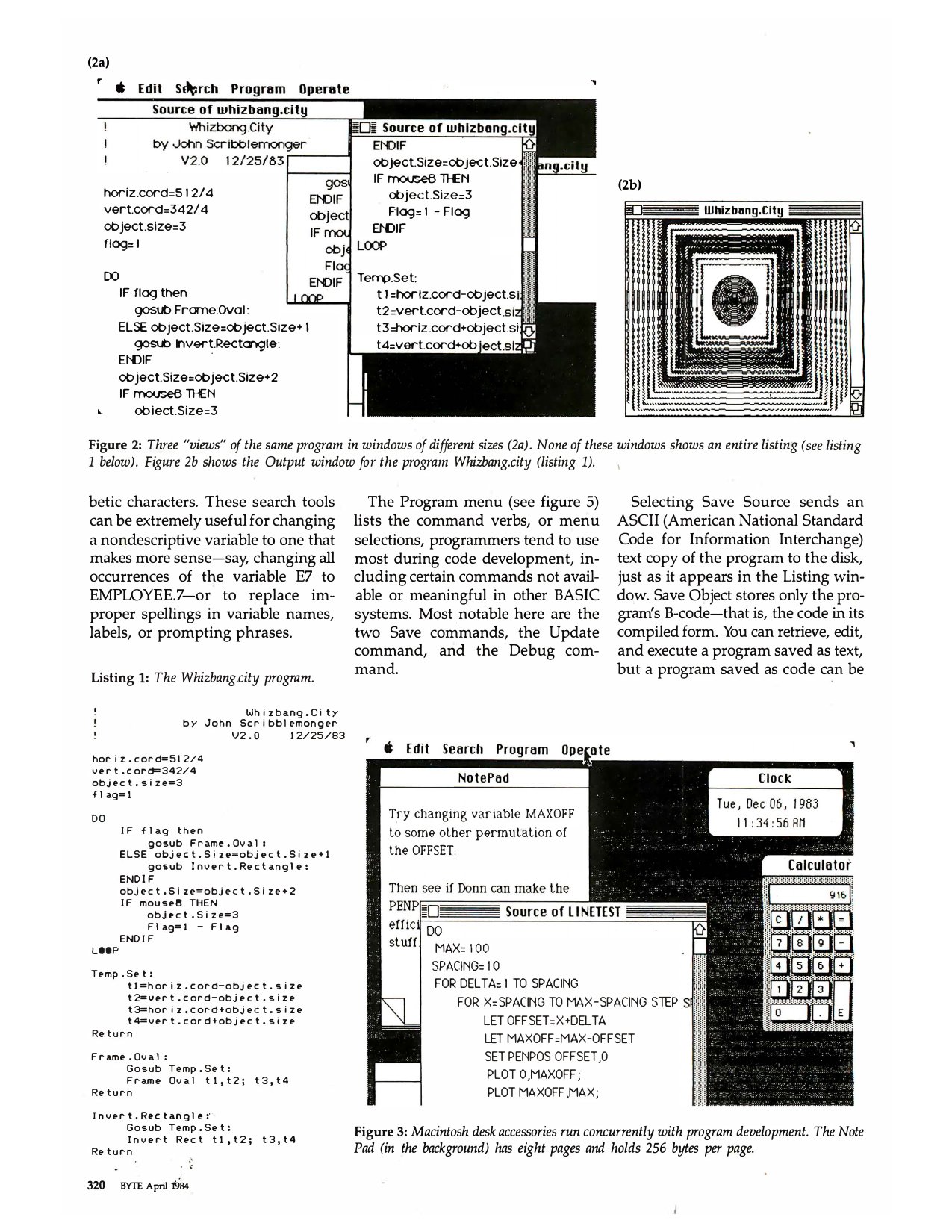 Macintosh BASIC BYTE April 1984 — page 3