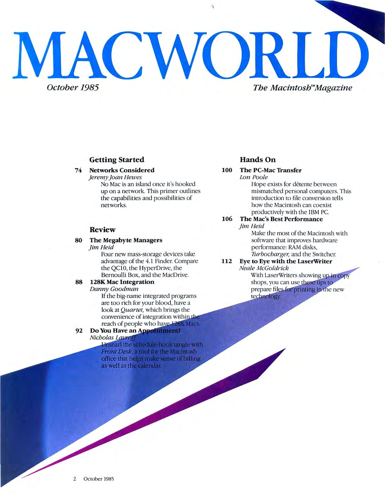 MacWorld 8510 October 1985 — page 4