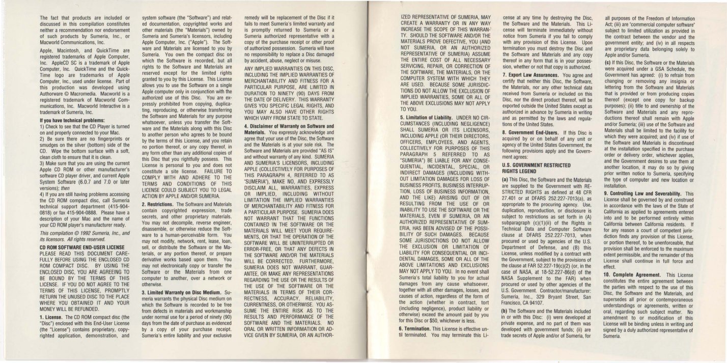 Macworld Issue 1 CD Fall 1992 Booklet OCR — page 4
