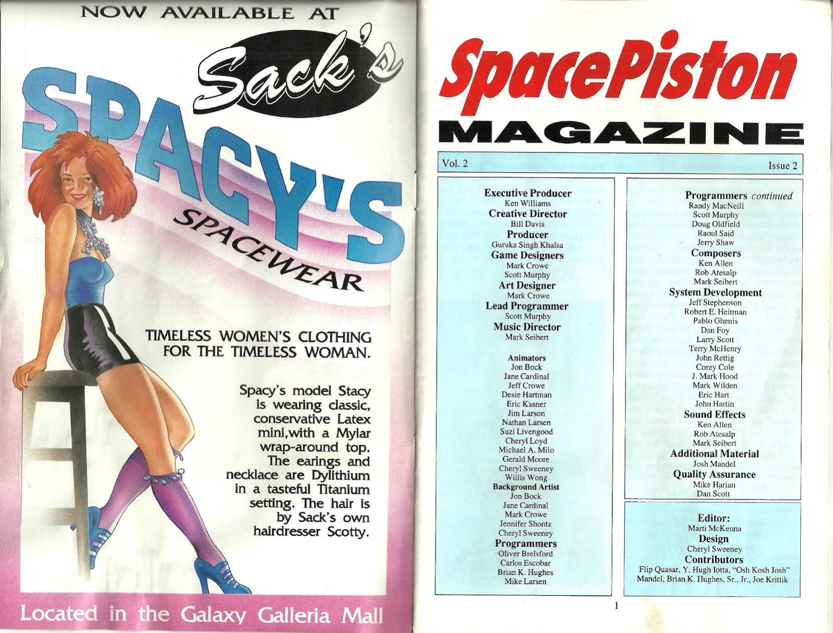 spacepiston magazine — page 2