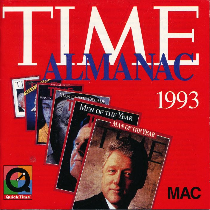 TIME Magazine Almanac 1993 manual — page 1