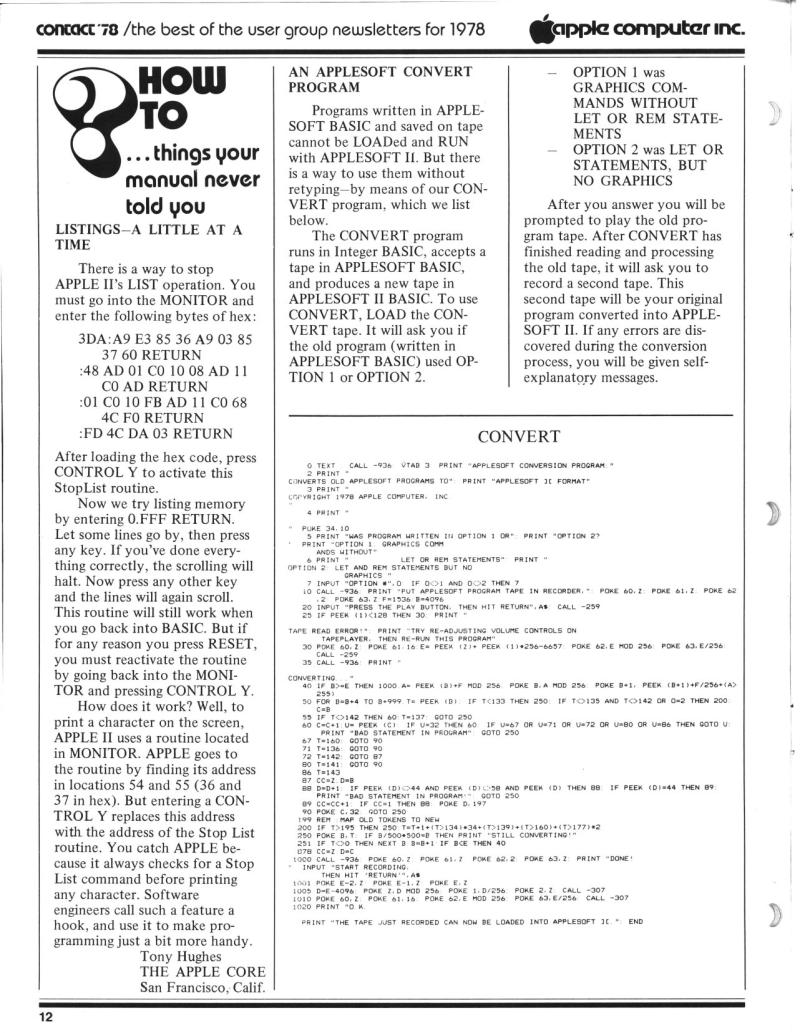 apple contact thebestof1978 ocr — page 12