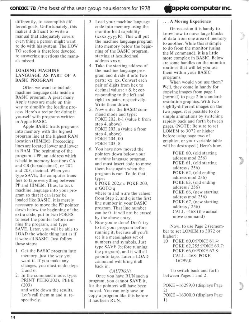 apple contact thebestof1978 ocr — page 14