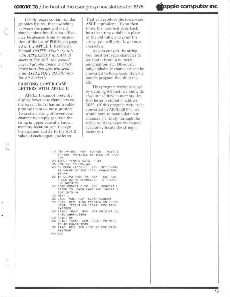 apple contact thebestof1978 ocr — page 15