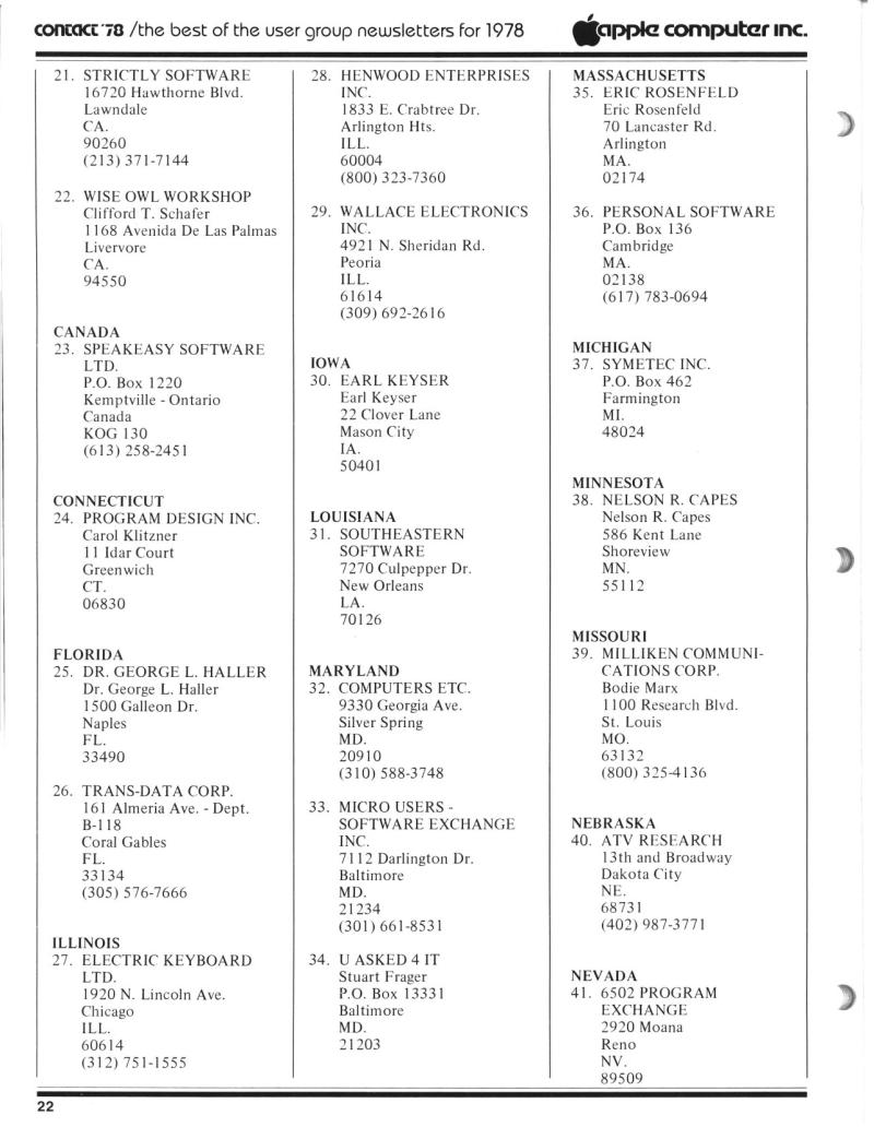 apple contact thebestof1978 ocr — page 22