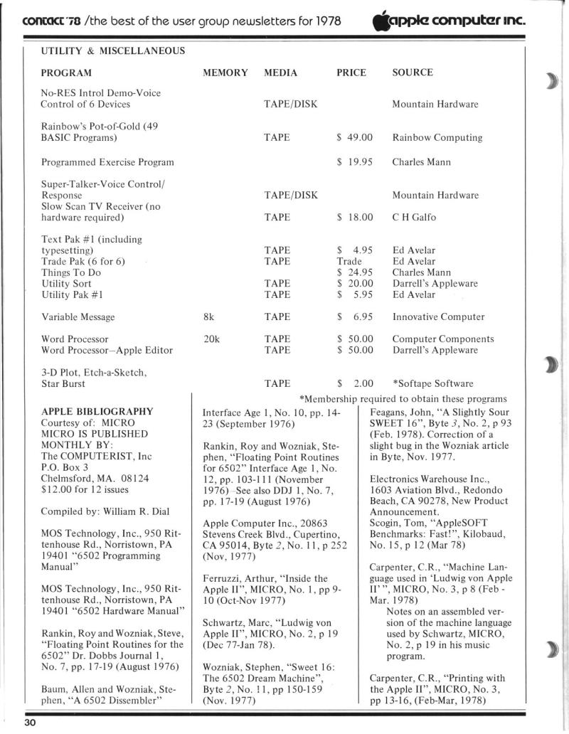 apple contact thebestof1978 ocr — page 30