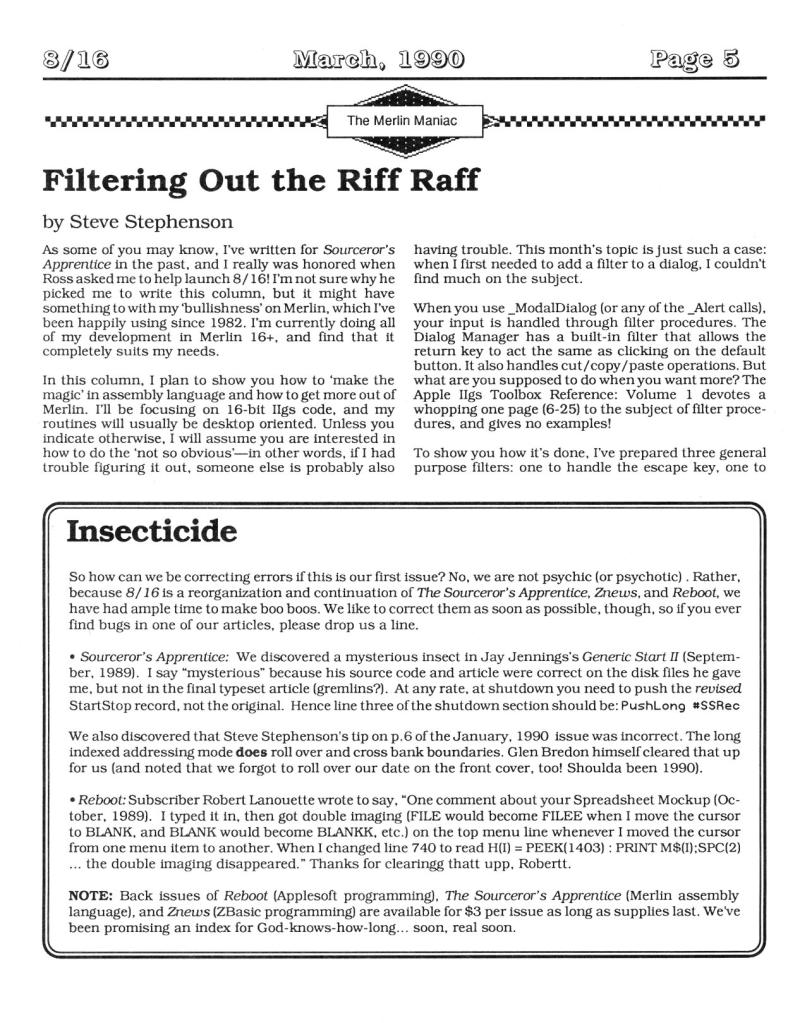 816 Vol 1 No 01 MAR 1990 — page 5