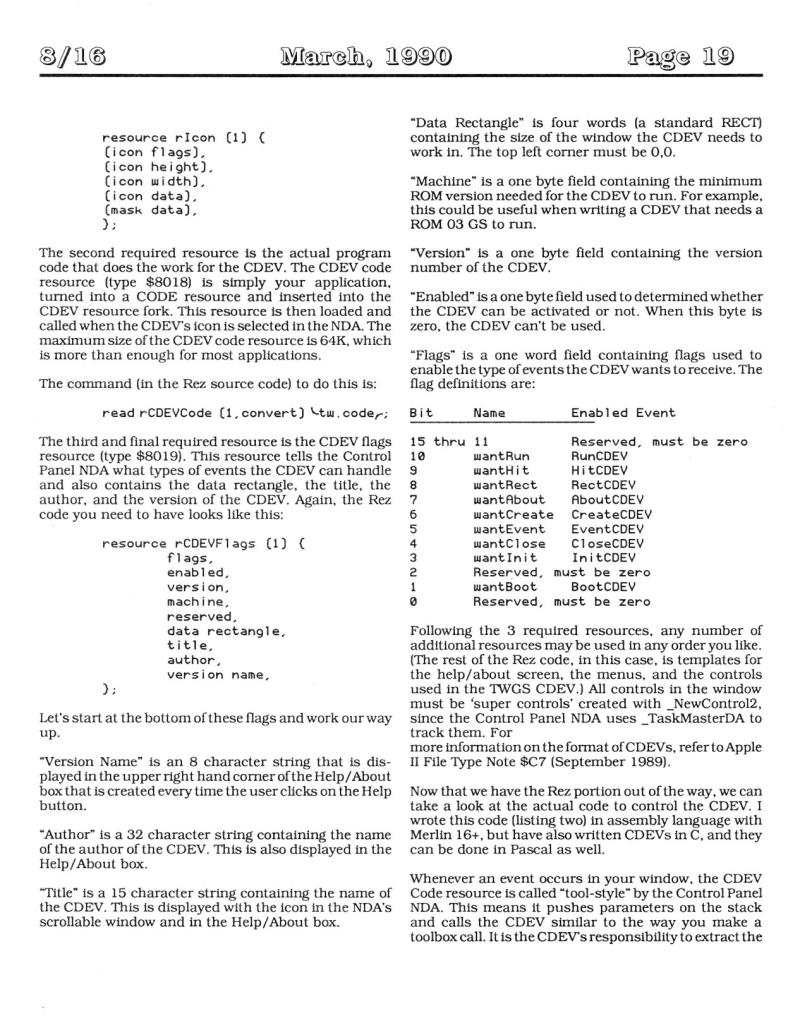 816 Vol 1 No 01 MAR 1990 — page 19