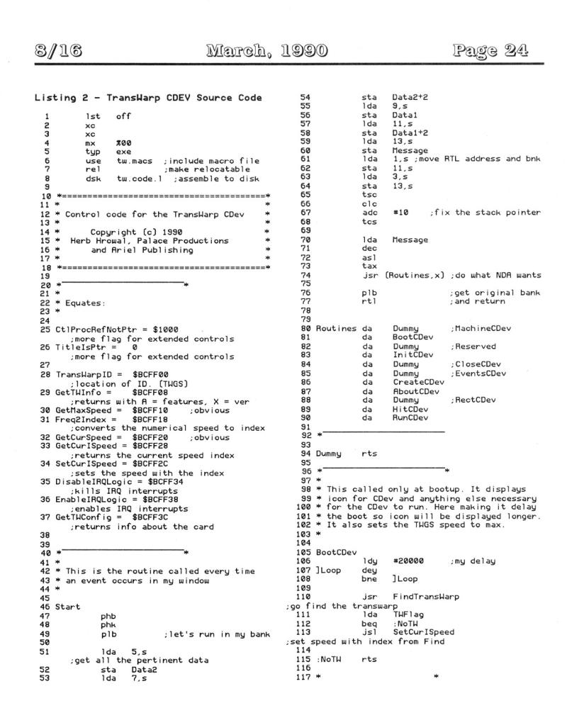 816 Vol 1 No 01 MAR 1990 — page 24