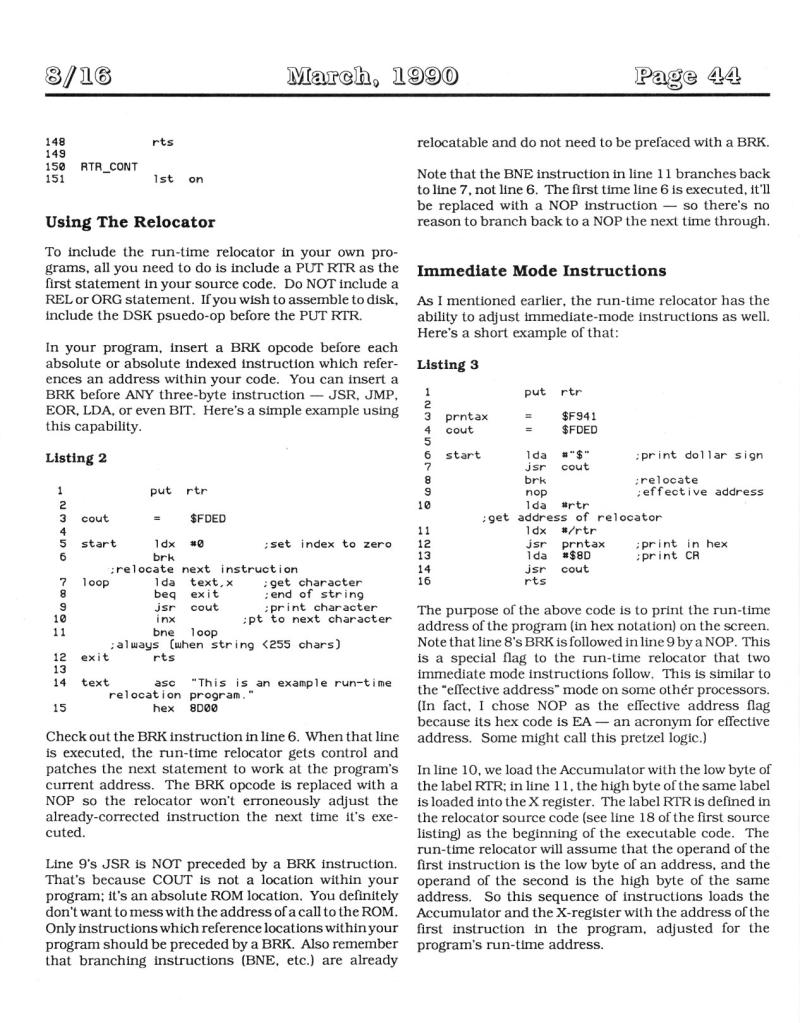 816 Vol 1 No 01 MAR 1990 — page 44