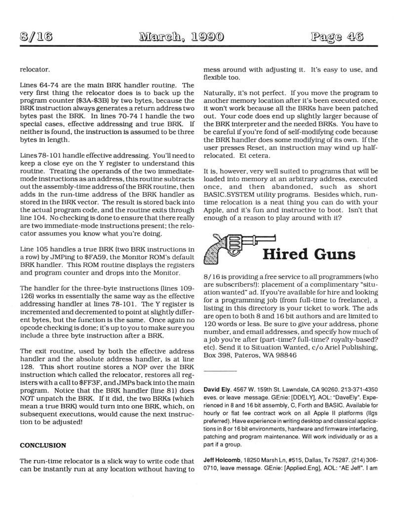 816 Vol 1 No 01 MAR 1990 — page 46