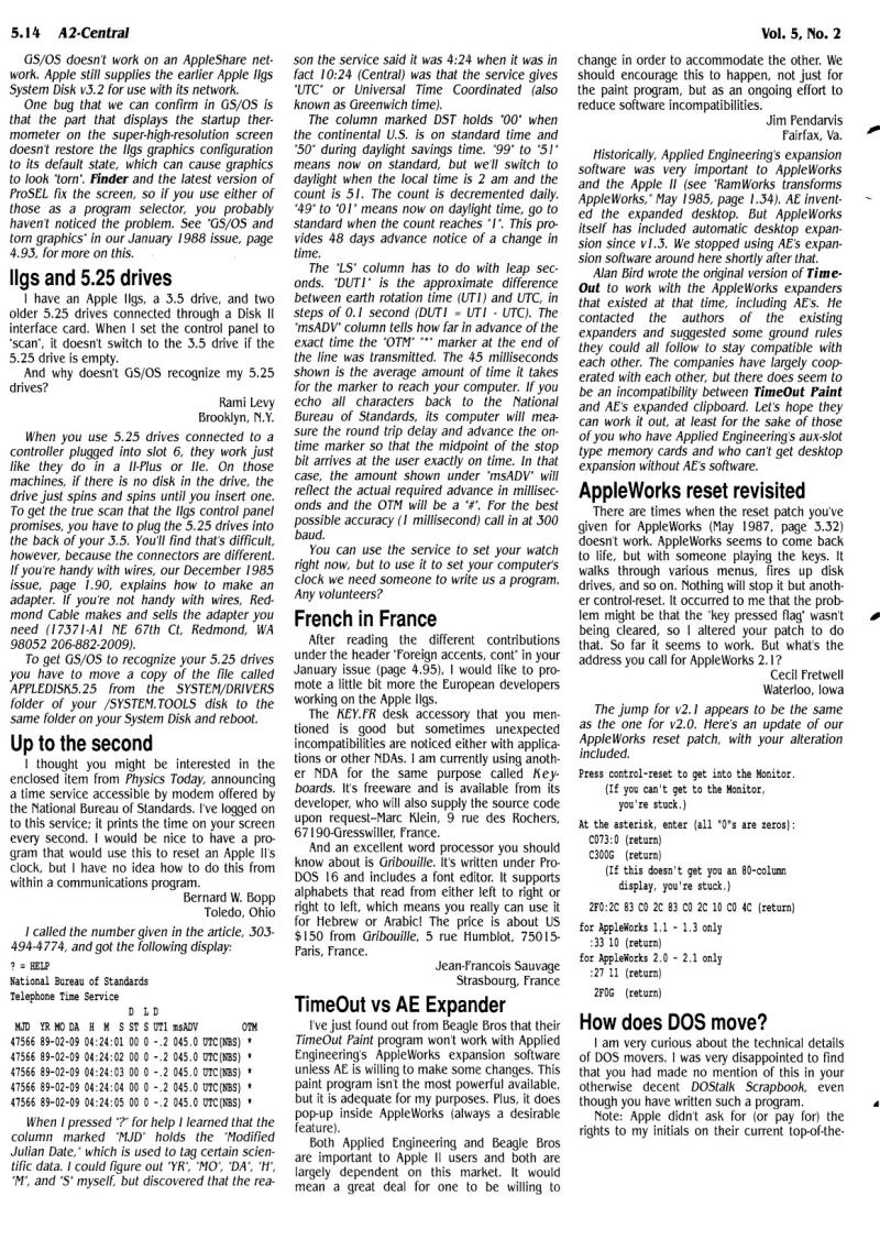 A2 Central 1989 03 March 1989 Vol 5 No 2 — page 6