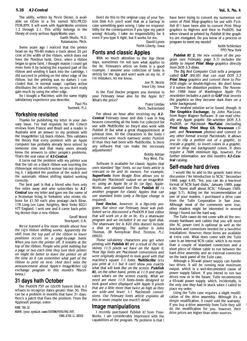 A2 Central 1989 05 May 1989 Vol 5 No 4 — page 4