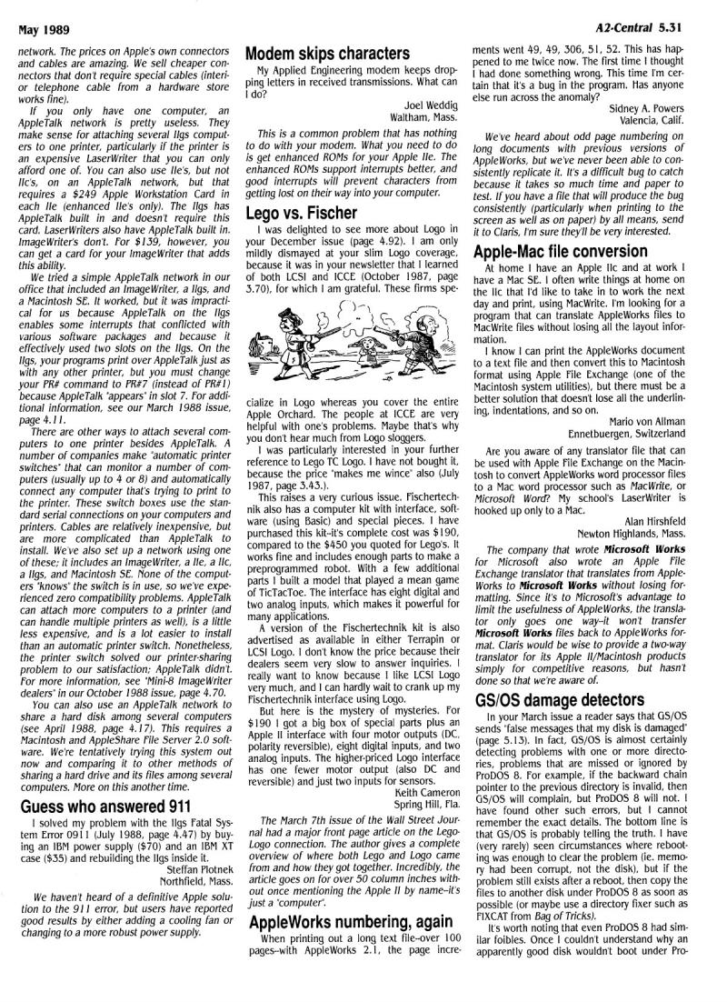 A2 Central 1989 05 May 1989 Vol 5 No 4 — page 7