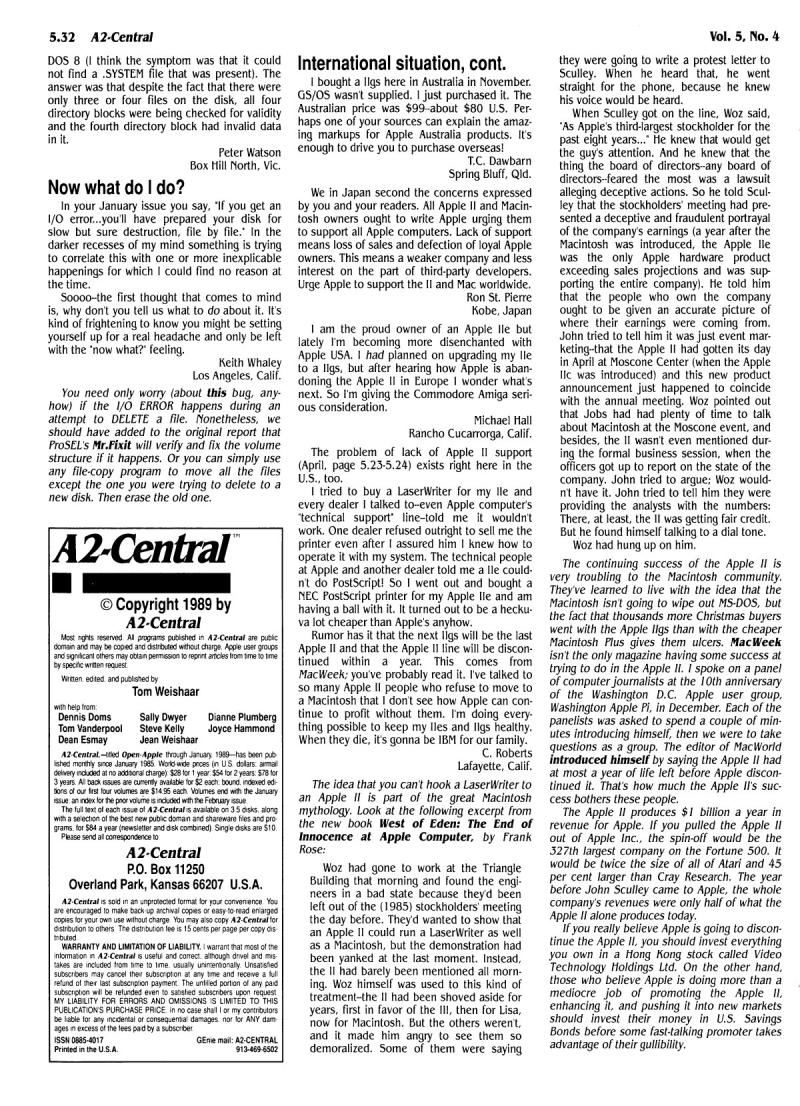 A2 Central 1989 05 May 1989 Vol 5 No 4 — page 8
