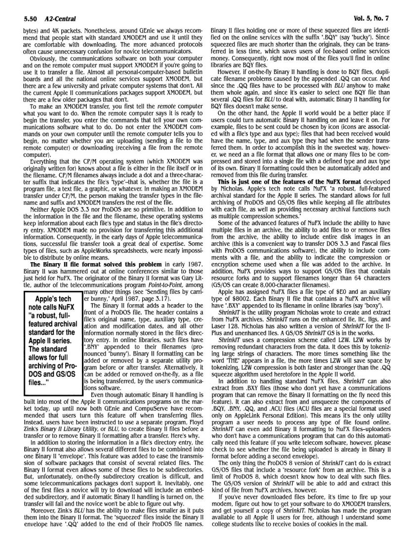 A2 Central 1989 08 August 1989 Vol 5 No 7 — page 2