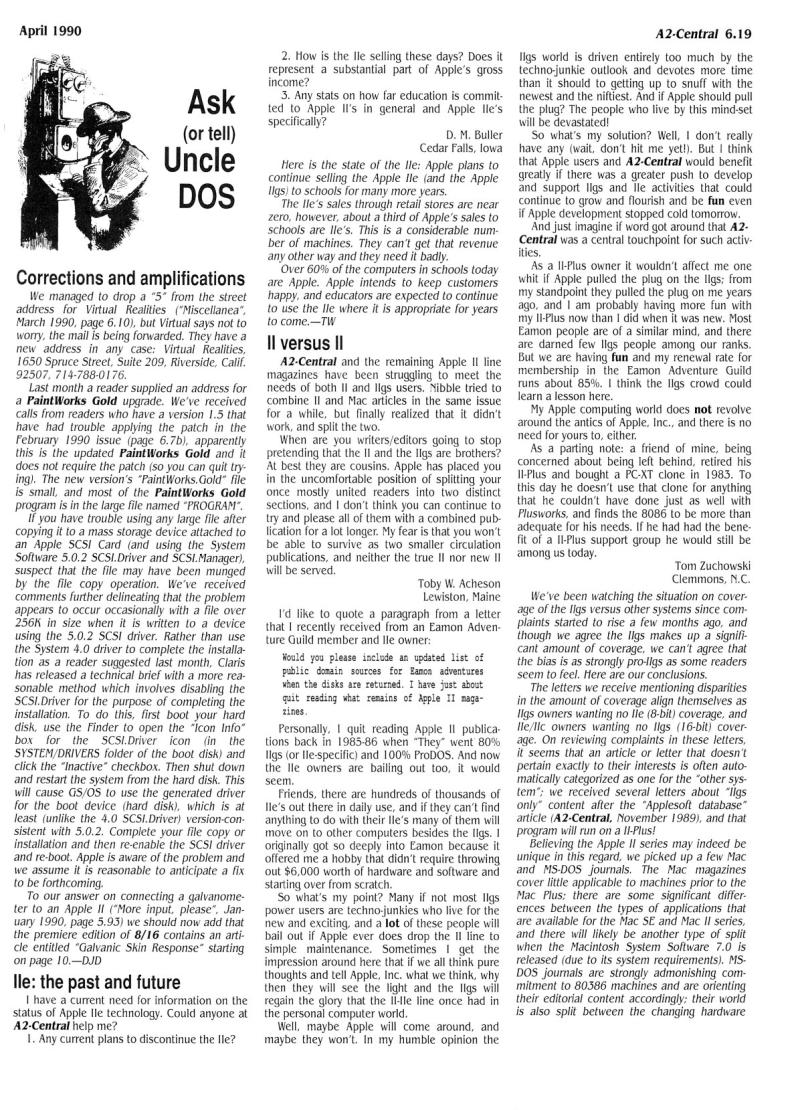 A2 Central 1990 04 April 1990 Vol 6 No 3 — page 3