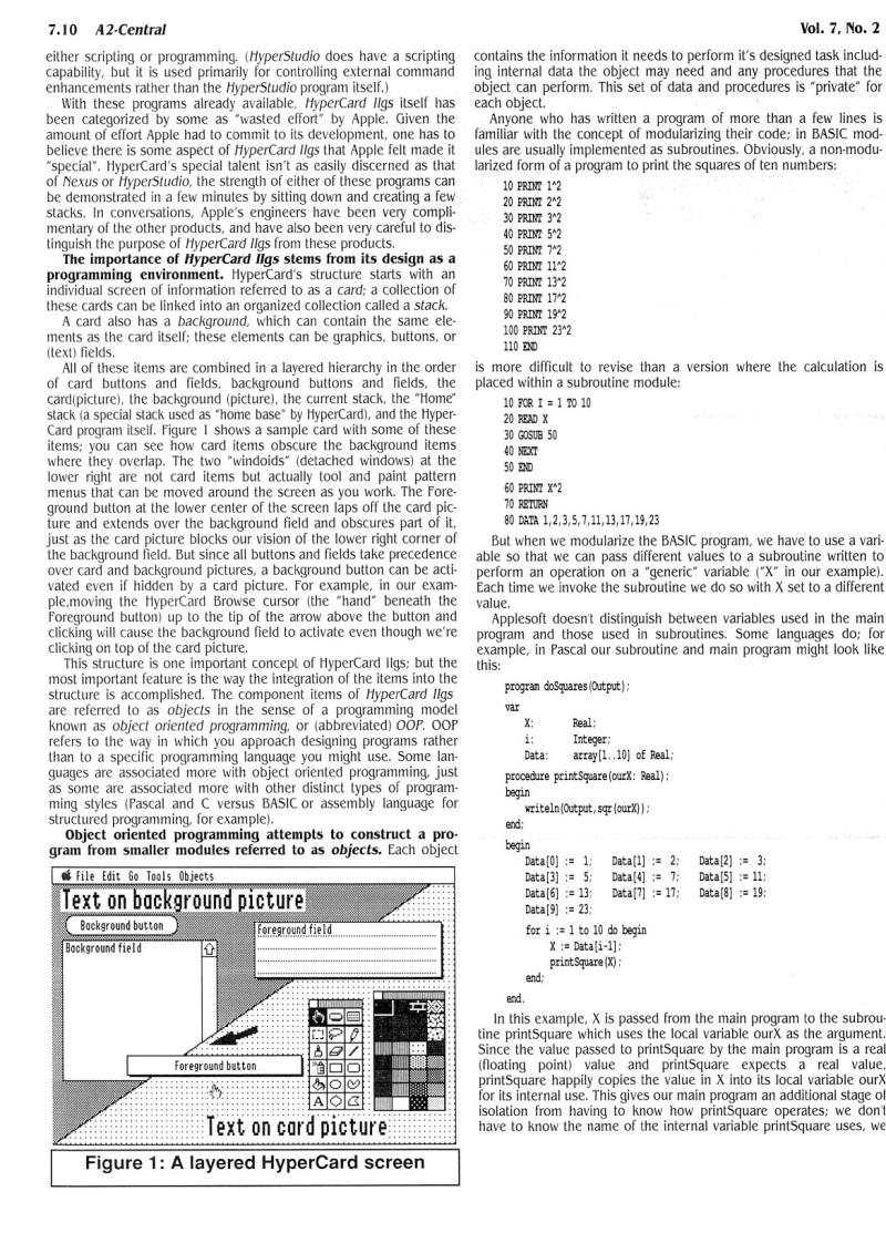 A2 Central 1991 03 March 1991 Vol 7 No 2 — page 2