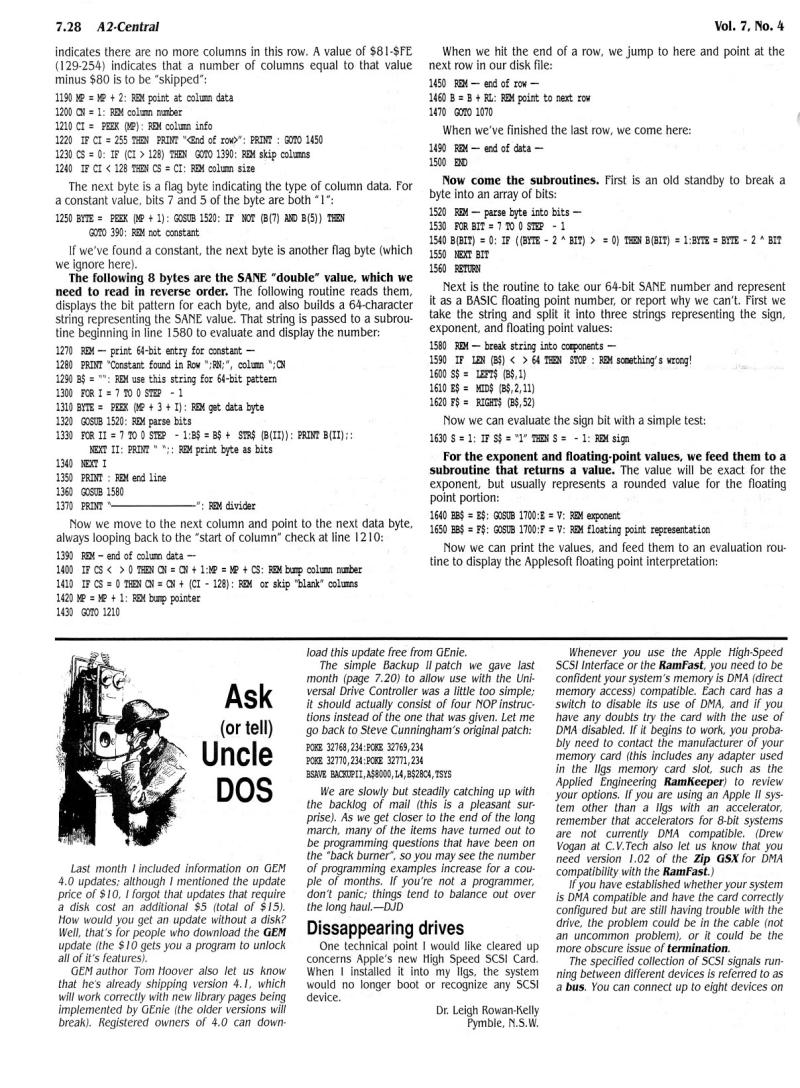A2 Central 1991 05 May 1991 Vol 7 No 4 — page 4