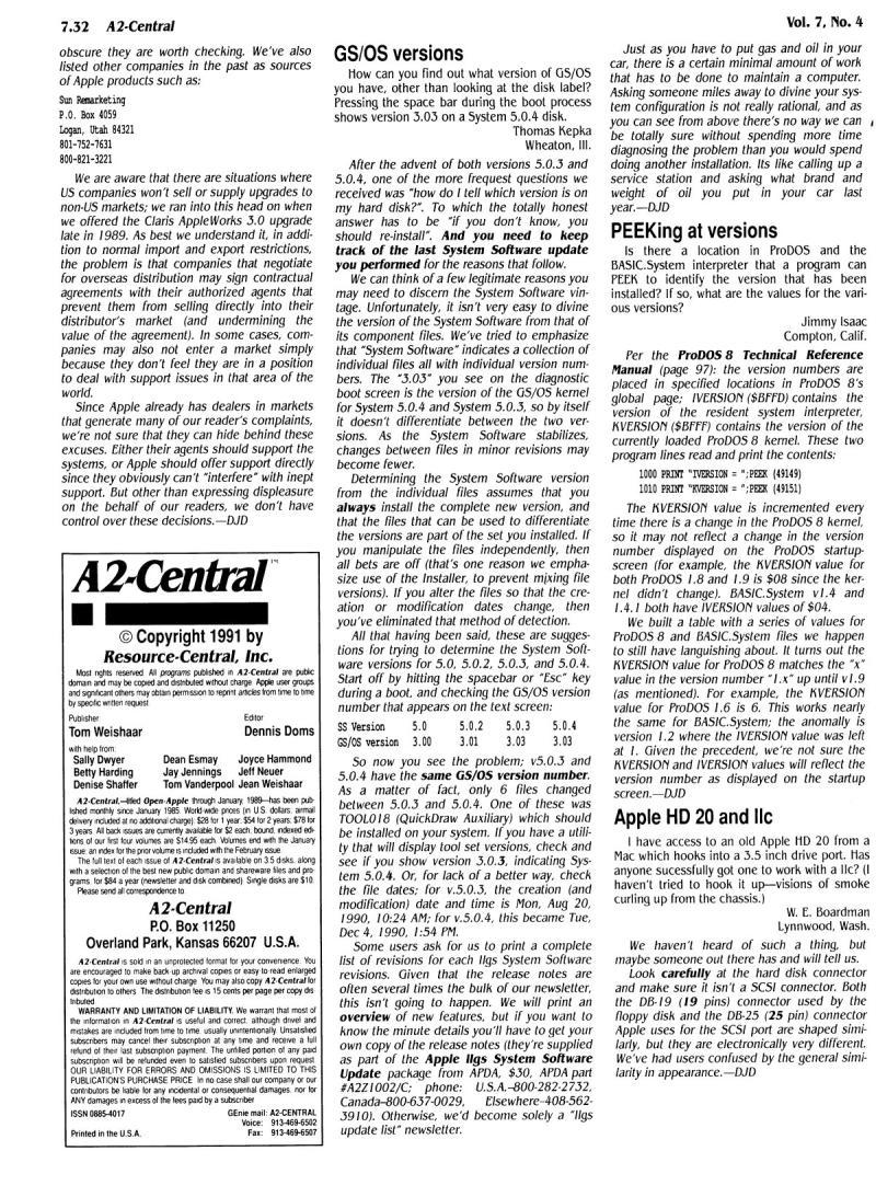 A2 Central 1991 05 May 1991 Vol 7 No 4 — page 8