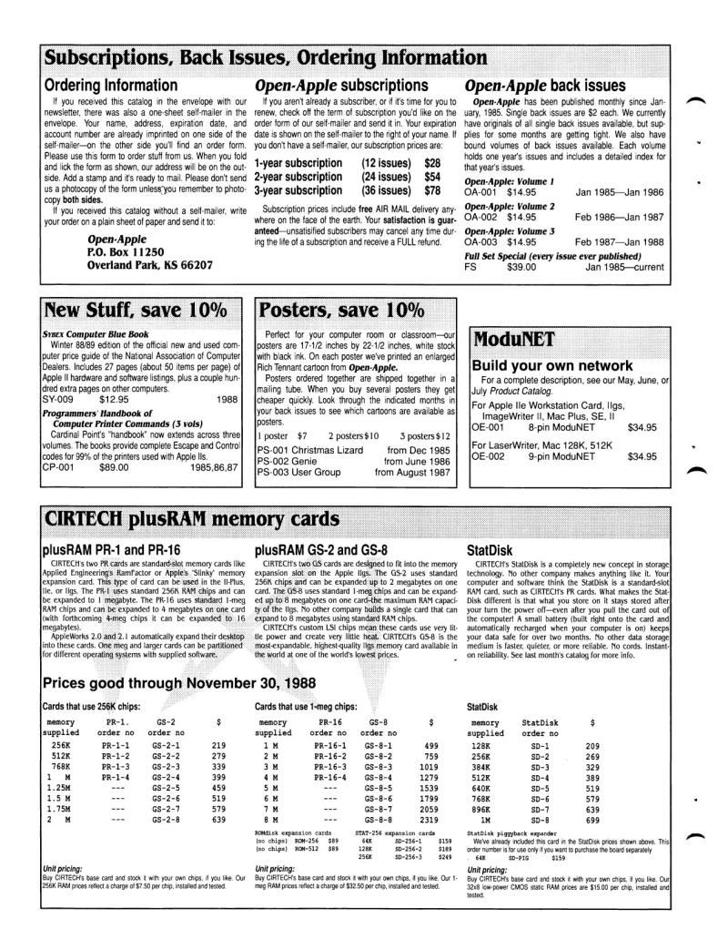 A2 Central Catalog 1988 11 November 1988 — page 2