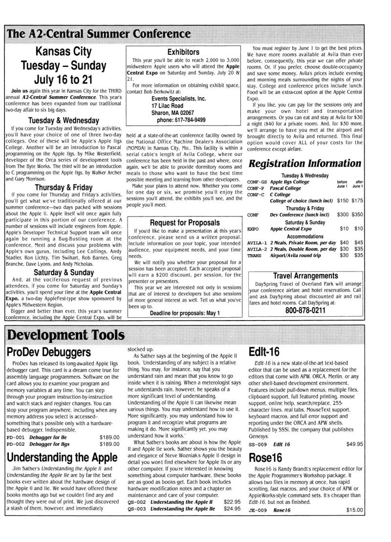 A2 Central Catalog 1991 03 March 1991 — page 3
