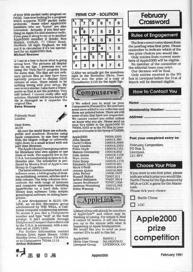 Apple 2000 Vol 6 No. 1 1991 02 BASUG GB — page 10