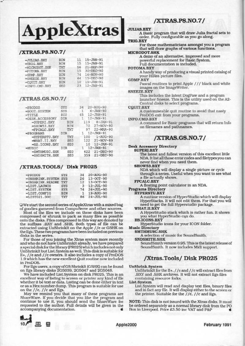 Apple 2000 Vol 6 No. 1 1991 02 BASUG GB — page 12