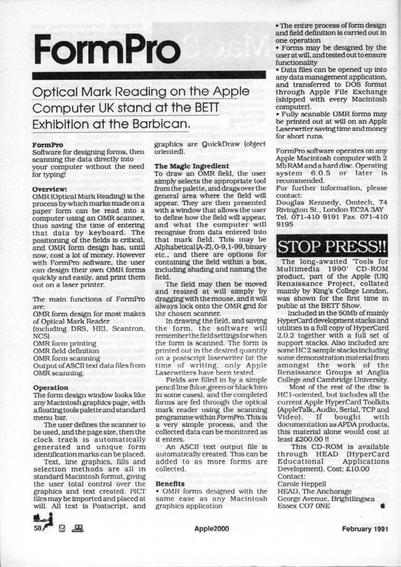 Apple 2000 Vol 6 No. 1 1991 02 BASUG GB — page 60