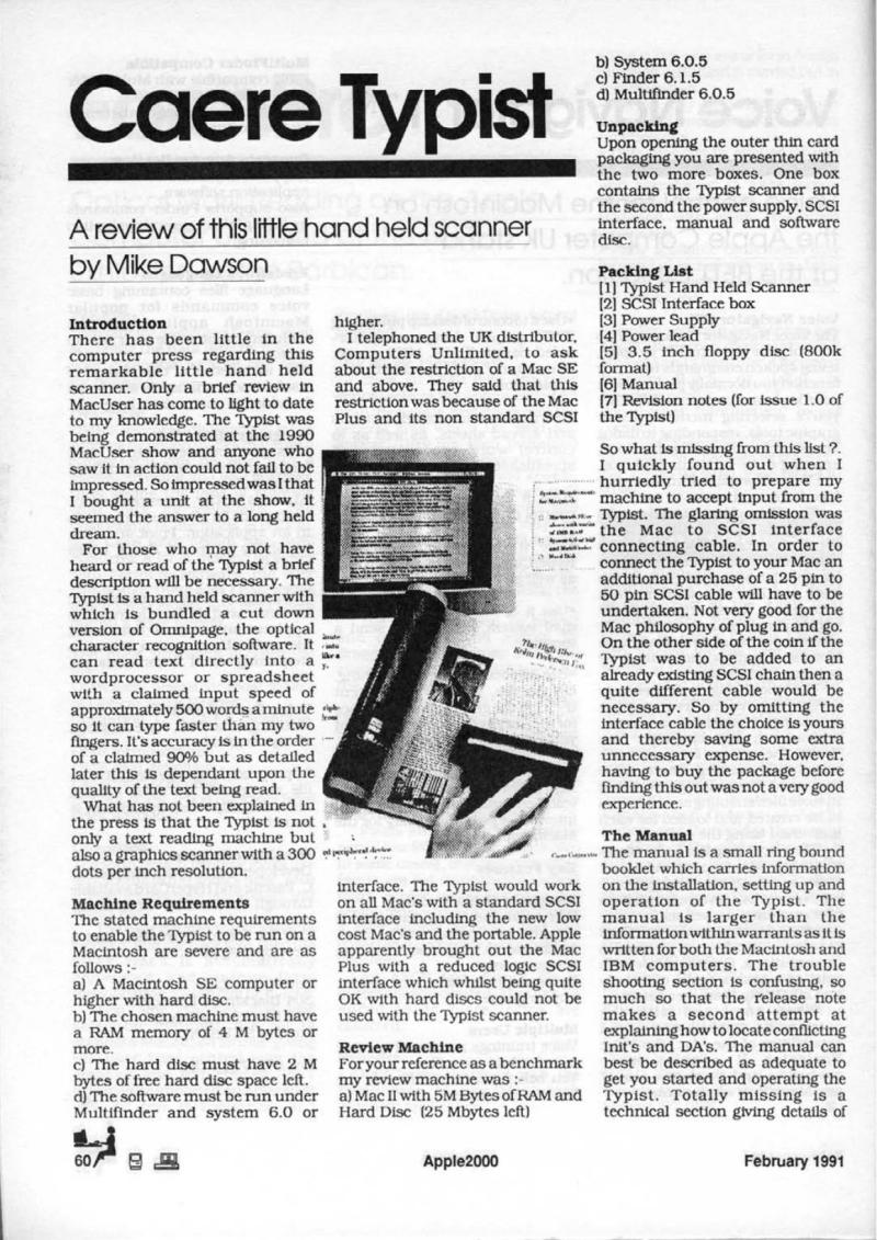 Apple 2000 Vol 6 No. 1 1991 02 BASUG GB — page 62