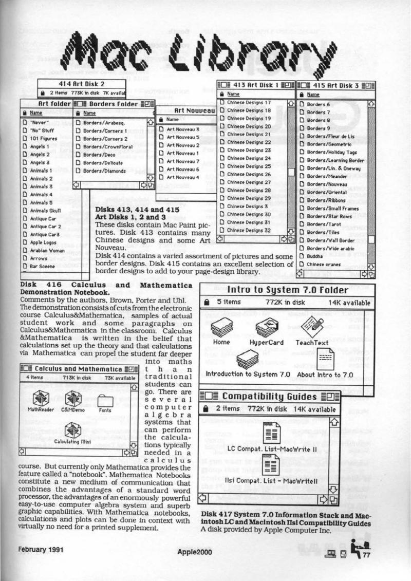 Apple 2000 Vol 6 No. 1 1991 02 BASUG GB — page 79