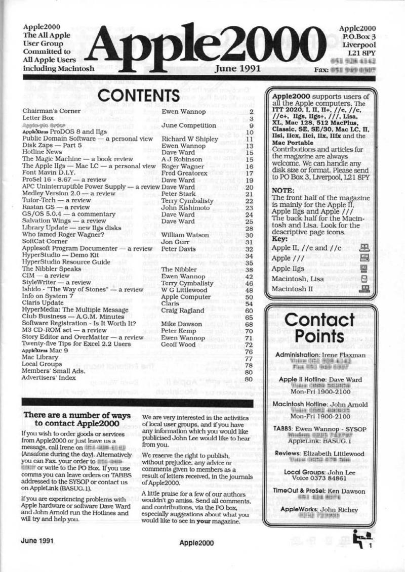 Apple 2000 Vol 6 No. 3 1991 06 BASUG GB — page 3