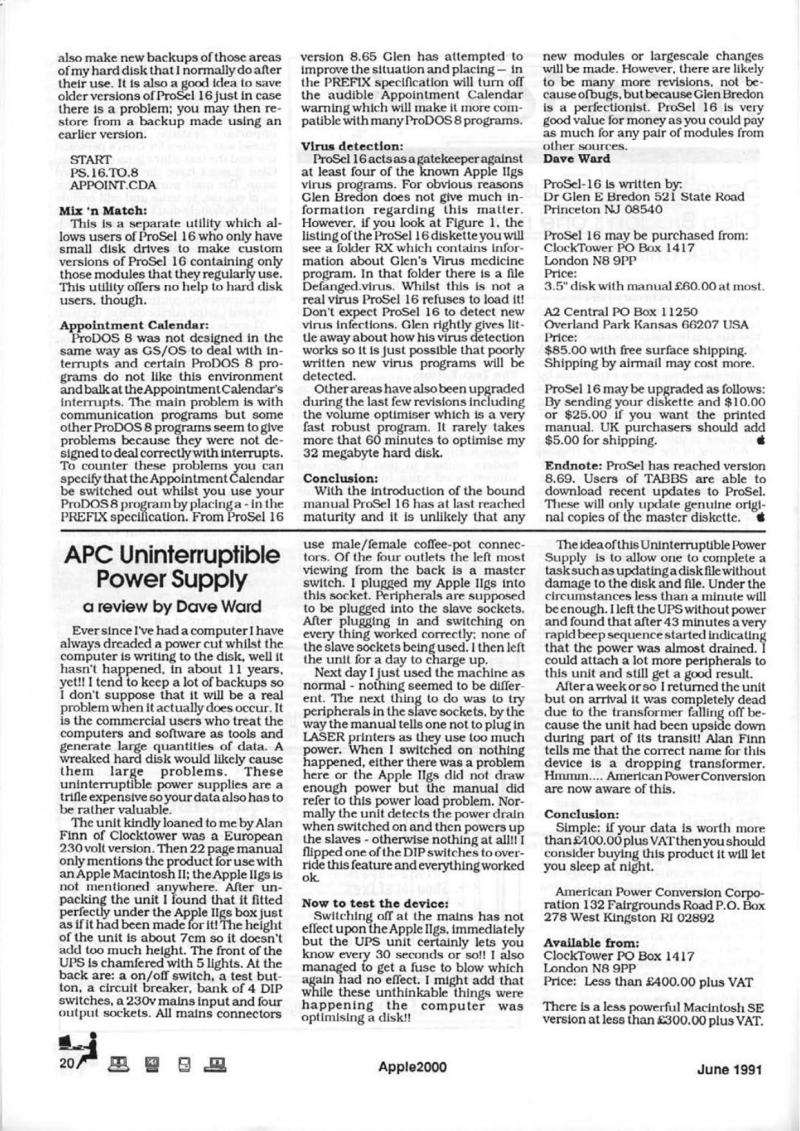 Apple 2000 Vol 6 No. 3 1991 06 BASUG GB — page 22