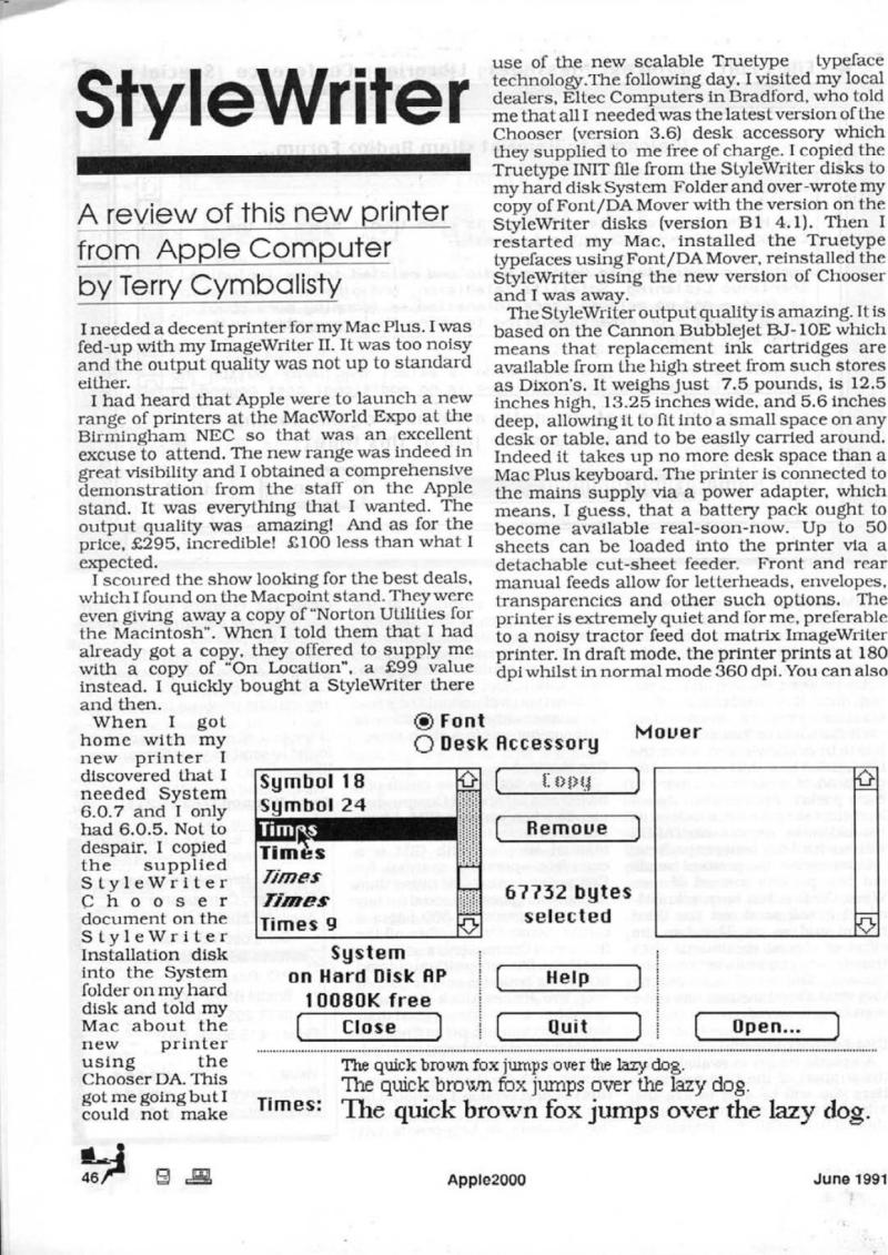 Apple 2000 Vol 6 No. 3 1991 06 BASUG GB — page 48