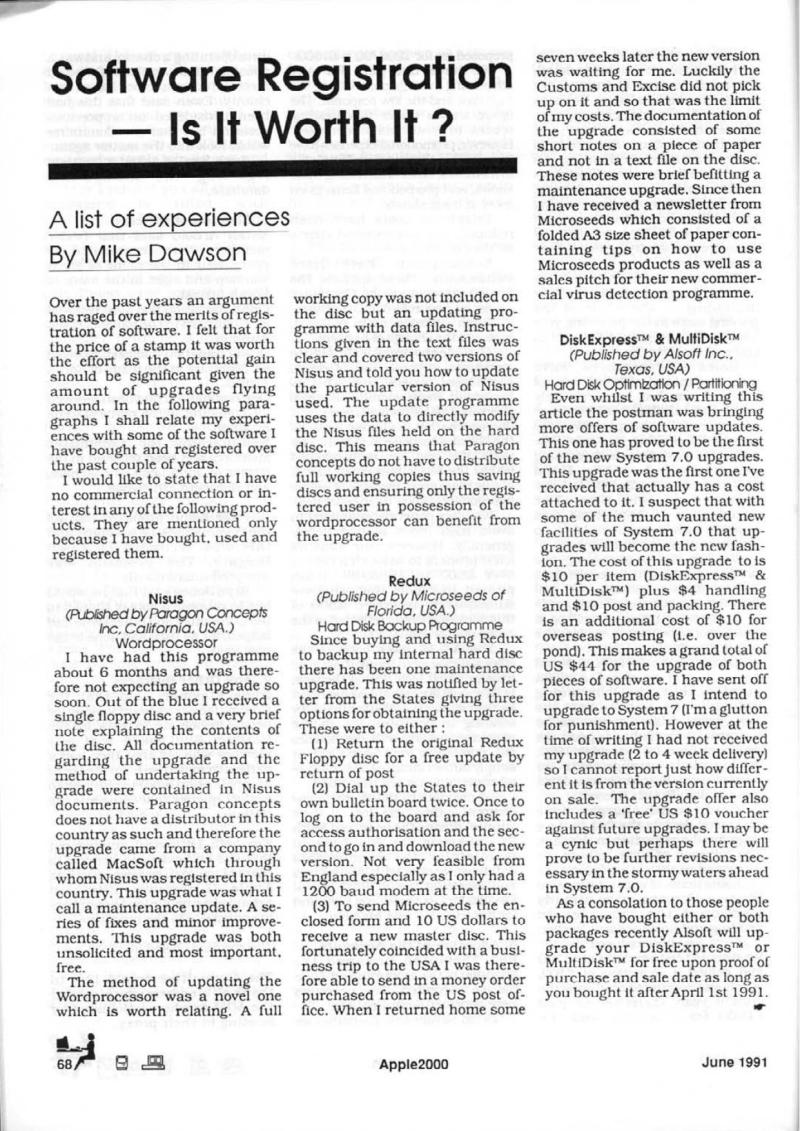 Apple 2000 Vol 6 No. 3 1991 06 BASUG GB — page 70