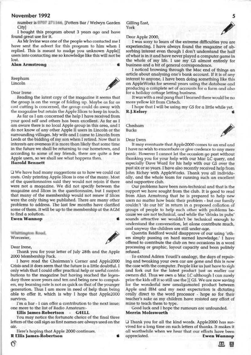 Apple 2000 Vol 7 No. 4 1992 11 BASUG GB — page 7