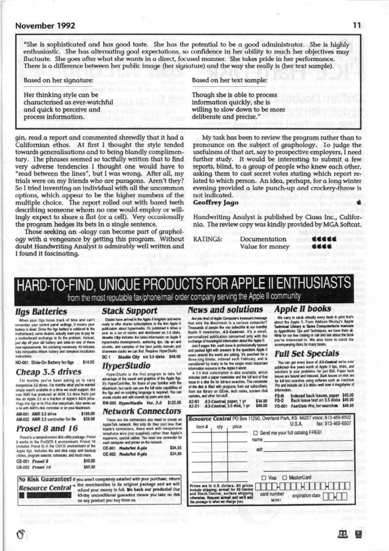Apple 2000 Vol 7 No. 4 1992 11 BASUG GB — page 13