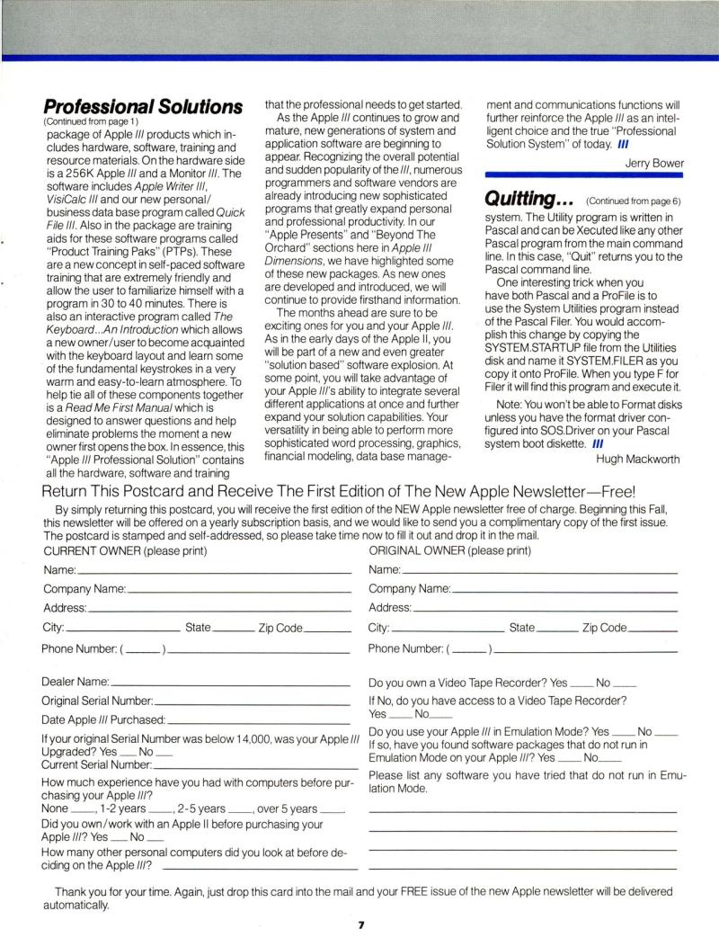 Apple III Dimensions v1n3 — page 7
