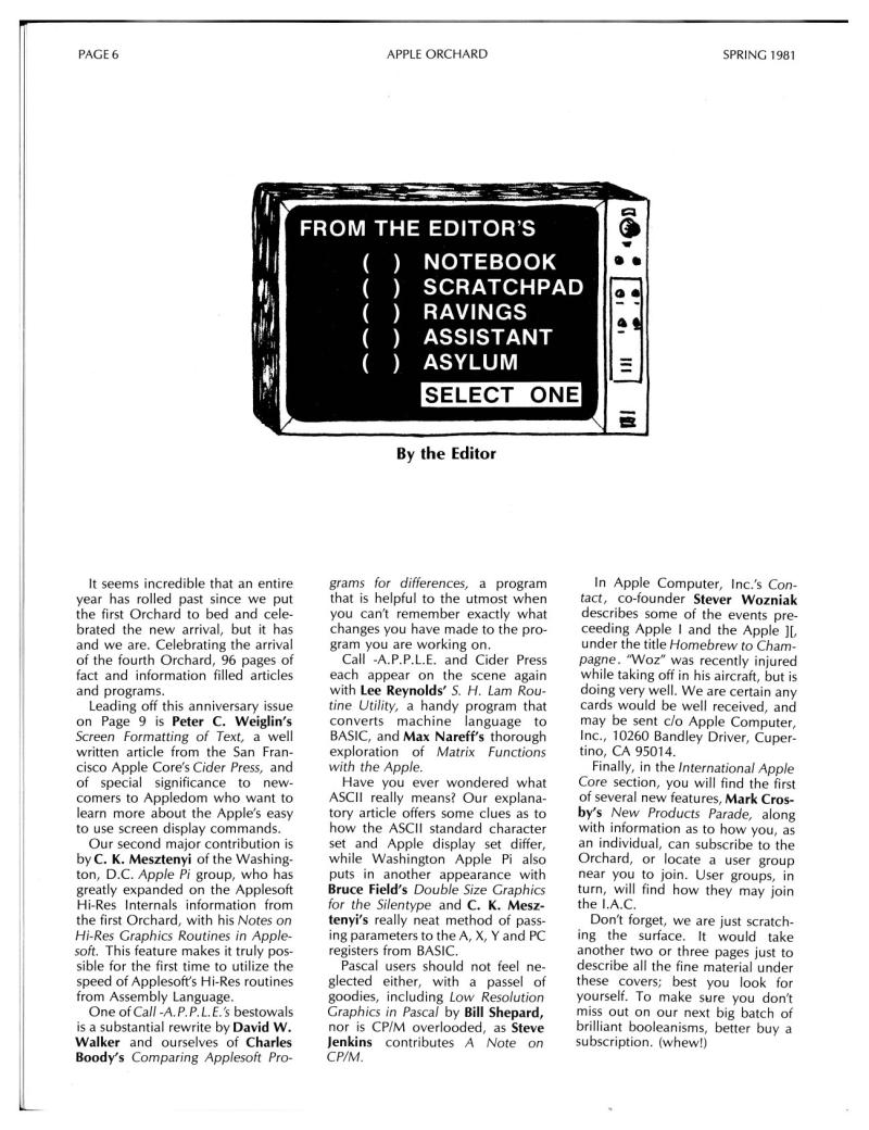 Apple Orchard v2n1 1981 Spring — page 8