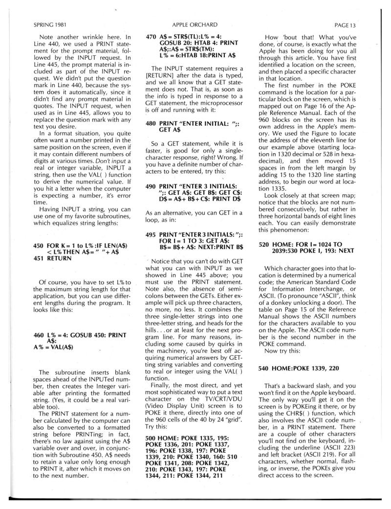 Apple Orchard v2n1 1981 Spring — page 15