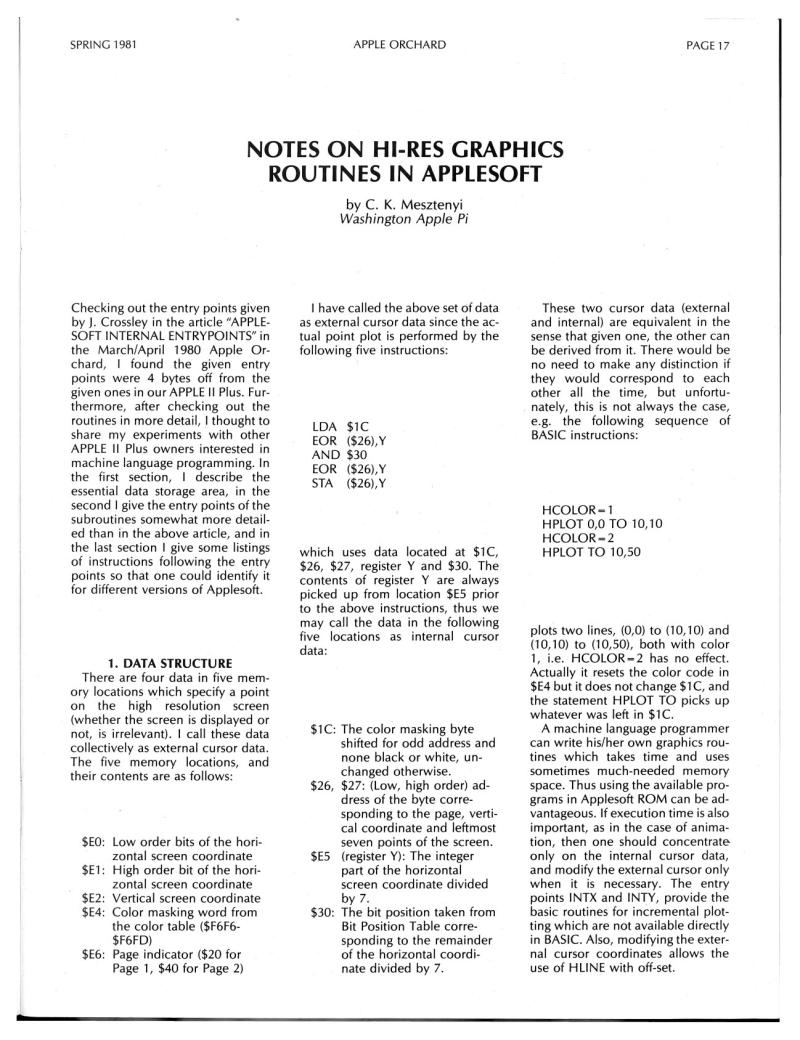 Apple Orchard v2n1 1981 Spring — page 19