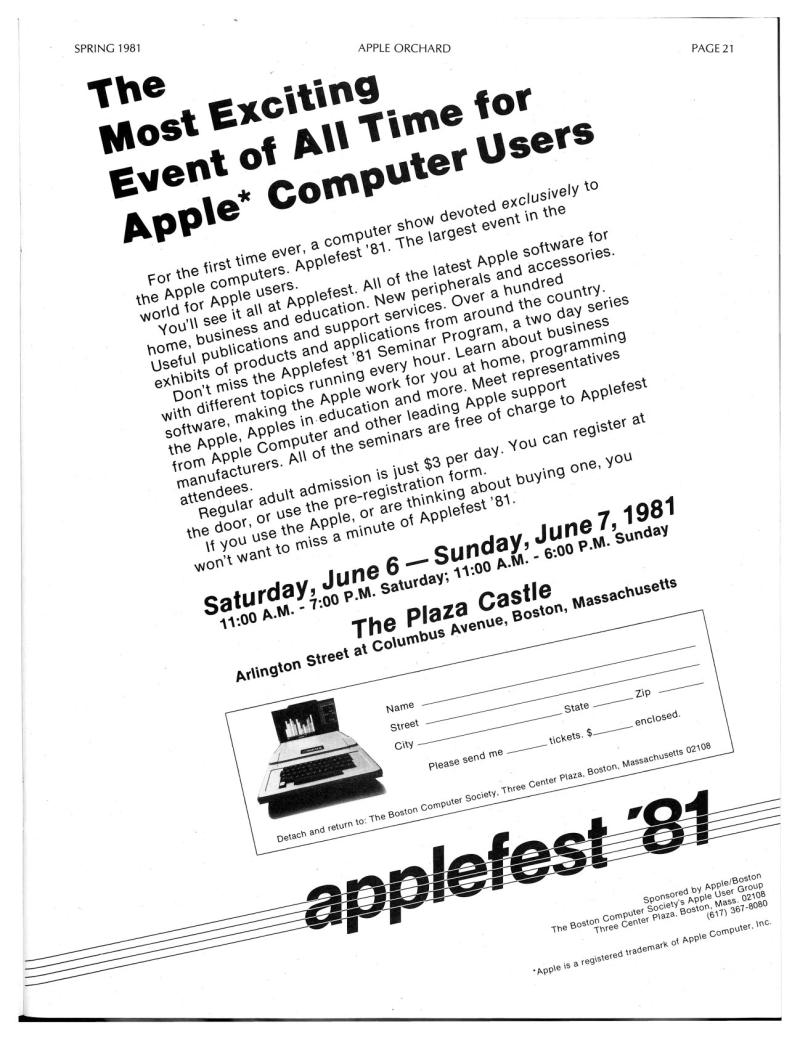 Apple Orchard v2n1 1981 Spring — page 23
