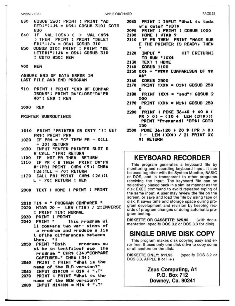 Apple Orchard v2n1 1981 Spring — page 27