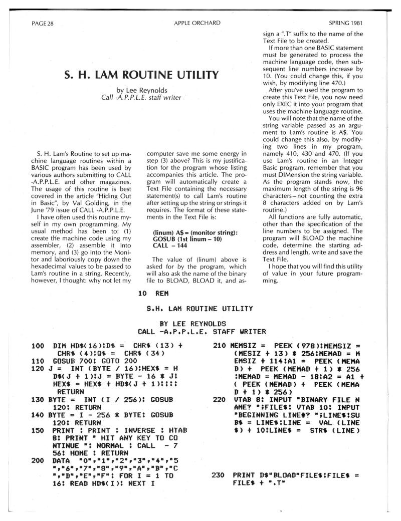 Apple Orchard v2n1 1981 Spring — page 30