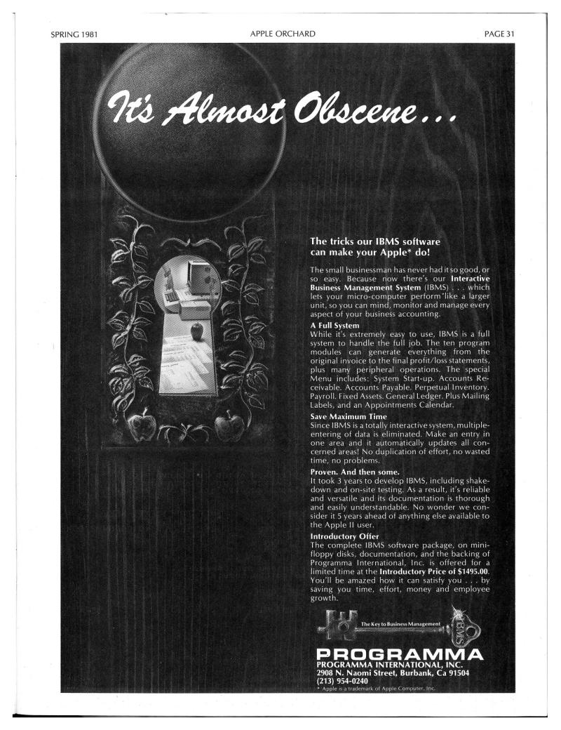 Apple Orchard v2n1 1981 Spring — page 33